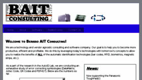 What Bait-consulting.com website looked like in 2016 (8 years ago)