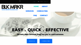 What Blkmrkr.com website looked like in 2016 (8 years ago)