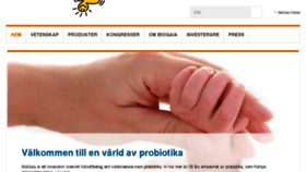 What Biogaia.se website looked like in 2016 (8 years ago)