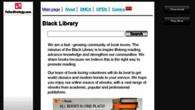 What Blacklib.com website looked like in 2016 (7 years ago)