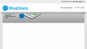 What Blueglass.ch website looked like in 2016 (7 years ago)