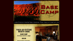 What Basecampadventurelodge.com website looked like in 2016 (8 years ago)