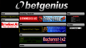 What Bettinggenius.net website looked like in 2016 (7 years ago)