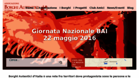 What Borghiautenticiditalia.it website looked like in 2016 (7 years ago)