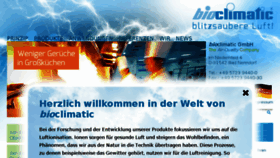 What Bioclimatic.de website looked like in 2016 (7 years ago)