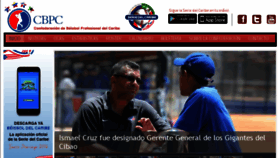 What Beisboldelcaribe.com website looked like in 2016 (7 years ago)