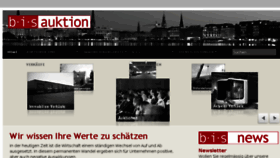 What Bisauktion.de website looked like in 2016 (7 years ago)