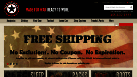 What Blackstarsurplus.com website looked like in 2016 (8 years ago)