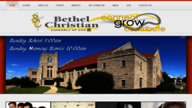 What Bethelchristian.com website looked like in 2016 (7 years ago)
