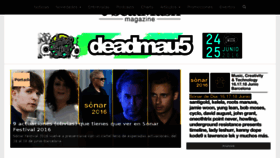 What Beatmashmagazine.com website looked like in 2016 (7 years ago)
