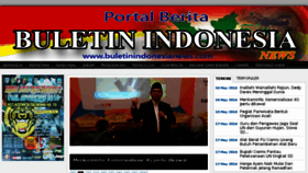 What Buletinindonesianews.com website looked like in 2016 (7 years ago)