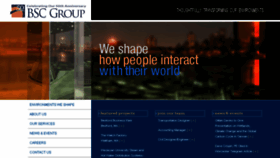 What Bscgroup.com website looked like in 2016 (7 years ago)