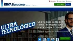 What Bancomer.com.mx website looked like in 2016 (9 years ago)