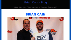 What Blog.cainbrian.com website looked like in 2016 (7 years ago)