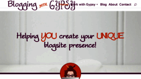 What Bloggingwithgypsy.com website looked like in 2016 (7 years ago)