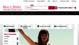 What Brasandhoney.com website looked like in 2016 (7 years ago)