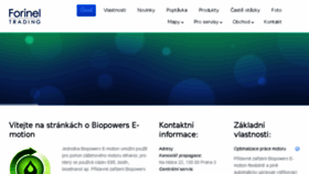 What Biopowers.cz website looked like in 2016 (7 years ago)