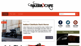 What Bikerscafeblog.com website looked like in 2016 (7 years ago)