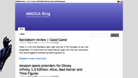 What Blog.mmoga.com website looked like in 2016 (8 years ago)