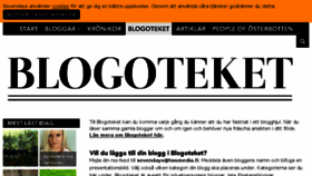 What Bloggen.fi website looked like in 2016 (7 years ago)
