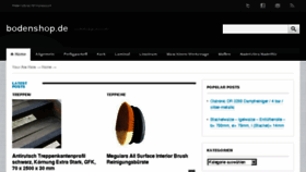 What Bodenshop.de website looked like in 2016 (7 years ago)