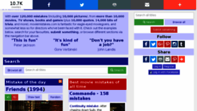 What Bookmistakes.com website looked like in 2016 (7 years ago)