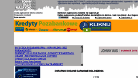 What Bigtown.pl website looked like in 2016 (7 years ago)