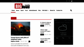 What Bignews.com.au website looked like in 2016 (7 years ago)