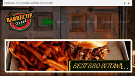 What Bbqstreet.com website looked like in 2016 (8 years ago)