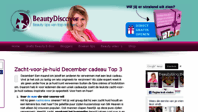 What Beautydiscover.nl website looked like in 2016 (7 years ago)