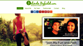 What Belindabyfield.com website looked like in 2016 (7 years ago)