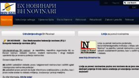 What Bhnovinari.ba website looked like in 2016 (7 years ago)