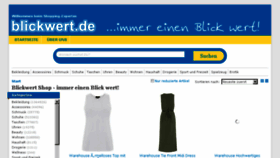 What Blickwert.de website looked like in 2016 (7 years ago)