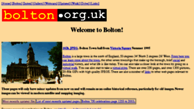 What Bolton.org.uk website looked like in 2016 (7 years ago)