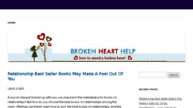 What Broken-heart-help.com website looked like in 2016 (7 years ago)