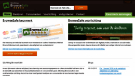 What Browsesafe.nl website looked like in 2016 (7 years ago)