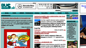 What Busportal.sk website looked like in 2016 (7 years ago)