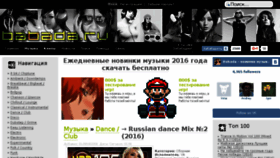 What Babada.ru website looked like in 2016 (7 years ago)