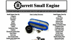 What Barrettsmallengine.com website looked like in 2016 (7 years ago)