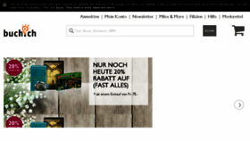 What Buch.ch website looked like in 2016 (7 years ago)