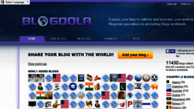 What Blogoola.com website looked like in 2016 (7 years ago)