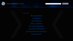 What Bailoutdirectory.com website looked like in 2016 (7 years ago)