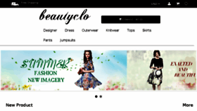 What Beautyclo.com website looked like in 2016 (7 years ago)