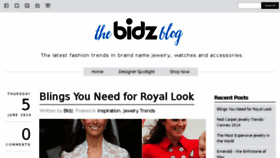 What Blog.bidz.com website looked like in 2016 (7 years ago)