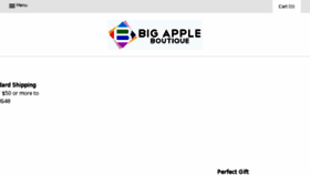 What Bigappleboutique.com website looked like in 2016 (7 years ago)
