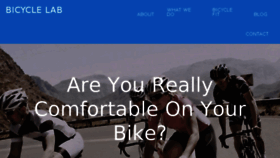 What Bicyclelab.com website looked like in 2016 (7 years ago)