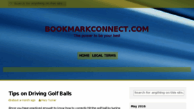 What Bookmarkconnect.com website looked like in 2016 (7 years ago)