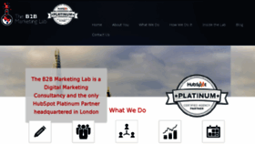 What B2bmarketinglab.co.uk website looked like in 2016 (7 years ago)