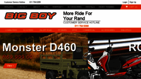 What Bigboyscooters.co.za website looked like in 2016 (7 years ago)