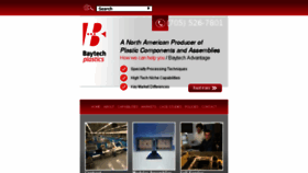 What Baytechplastics.com website looked like in 2016 (7 years ago)